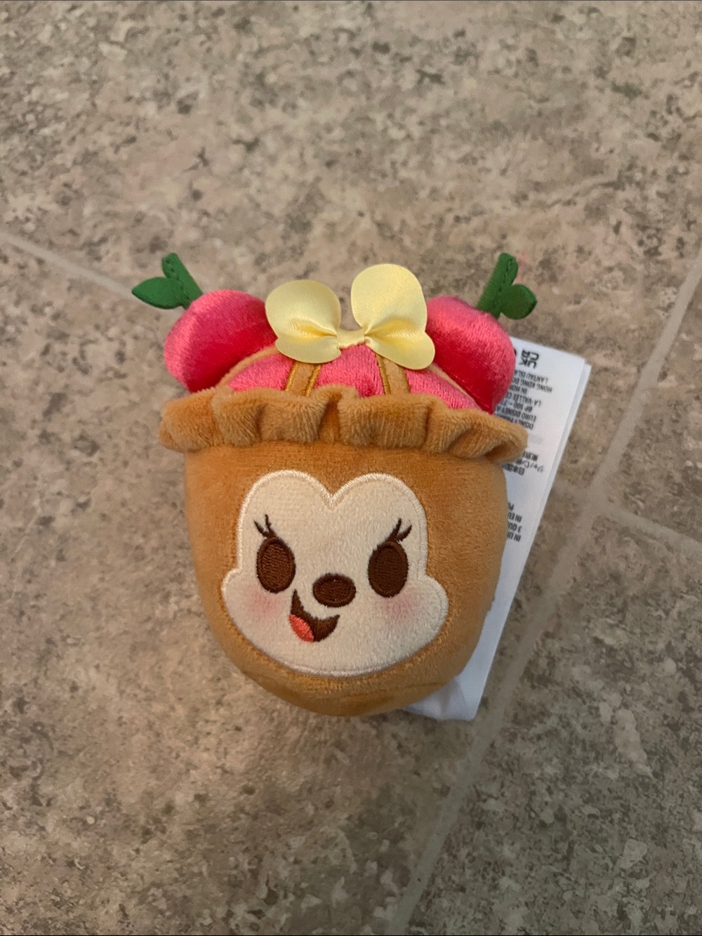 Disney Plush Acorn Character Toy - Brown & Pink
